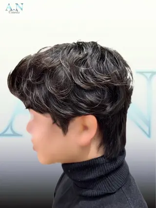 ショート パーマ メンズ 似合わせカット/韓国 特化/梅田/Eveのヘアスタイル