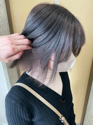 ショート カラー 羽田翔大/ブリーチ/ ボブカット/店長のヘアスタイル