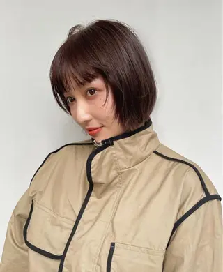ショート カラー ヘアアレンジ 脇野 茉優のヘアスタイル