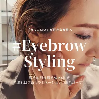 アイブロウ LOOPER所属・mzh ...のネイルデザイン