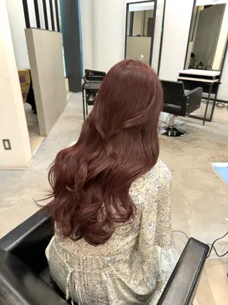 ロング カラー 韓国ヘア🇰🇷 YUKINAのヘアスタイル