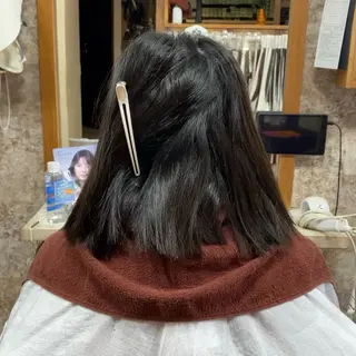 セミロング YELLOW CORN 金沢文庫所属・【金沢文庫4分】髪質 改善/縮毛矯正アラタのヘアスタイル