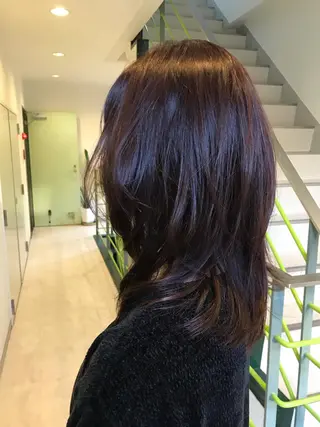 セミロング GO TODAY SHAIRE SALON所属・miu （ミユ）のヘアスタイル