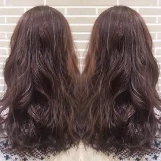 セミロング カラー ヘアアレンジ 山北 咲子のヘアスタイル