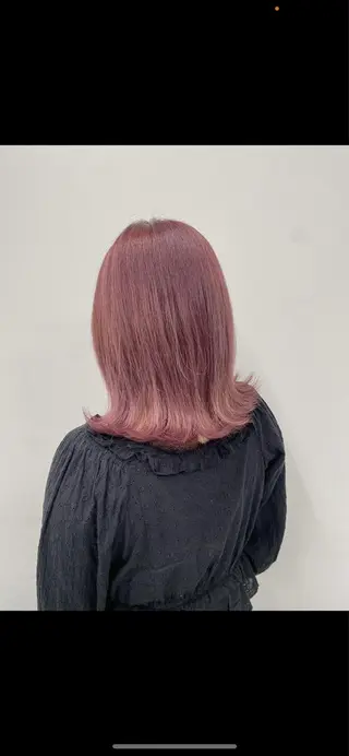 セミロング カラー ヘアアレンジ ❄️THEATER 透明感カラー❄️のヘアスタイル