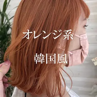 カラー 柔らかオリーブカラー 透明感カラー古澤羅威のヘアスタイル