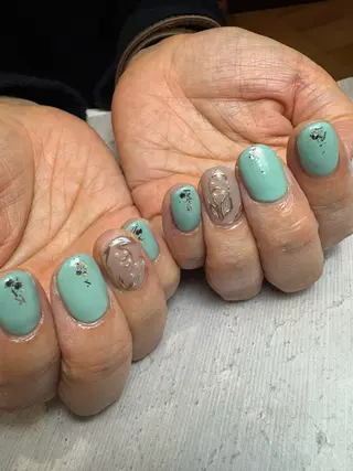 ネイル nail&eyelash mate所属・京都/東向日/桂 ayumiのネイルデザイン