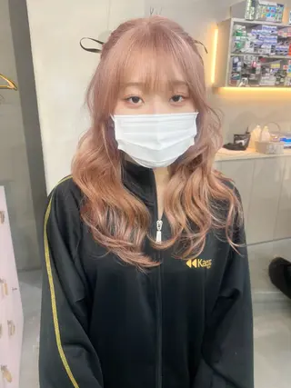 ロング カラー qulim所属・前橋 姫奈のヘアスタイル