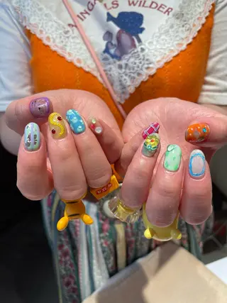 ネイル AOI✩⡱ y2kネイルのネイルデザイン