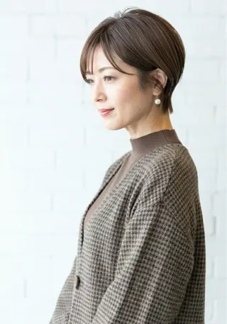 ショート nex the salon coall所属・🫧似合わせショート イシダ🫧のヘアスタイル