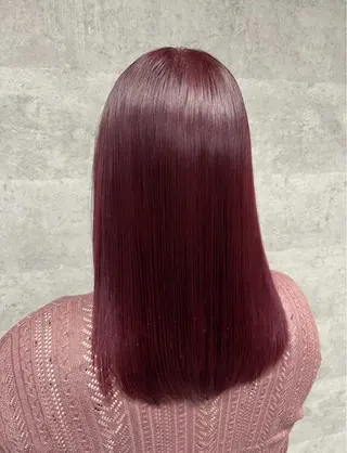 ロング カラー 川浪 ほほみのヘアスタイル