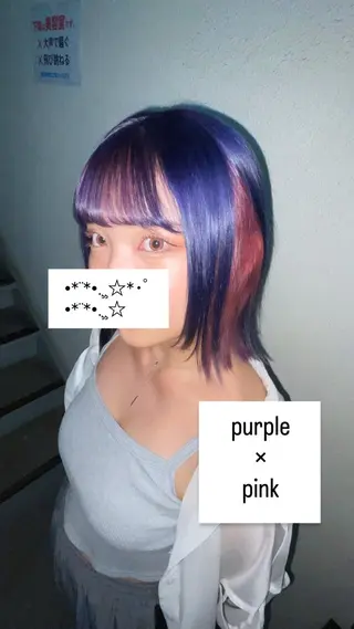 カラー BIZE 💚りょうか💚のヘアスタイル