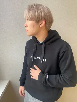 ショート カラー メンズ 薬院浄水通/ショート /ボブ/rukaのヘアスタイル