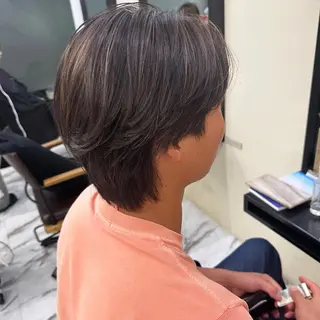 ショート メンズ MOMONE/表参道 /顔まわりカット/のヘアスタイル