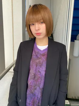 ミディアム カラー yiye 青山所属・無料カットモデル募集 🌱ひょうがのヘアスタイル