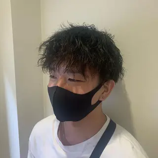 パーマ メンズ SALOWIN川崎WEST店所属・🌷川崎/アレンジ/ 暖色ボブ/コトネ🌷のヘアスタイル