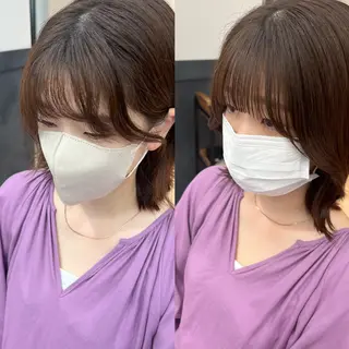 ショート カラー パーマ ヘアアレンジ メンズ キッズ ネイル マツエク・マツパ アイブロウ 横浜Bob美容師🤎 ERINAのヘアスタイル