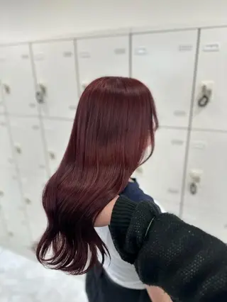 カラー 🍒renka🍒 ボブ/ショート/暖色のヘアスタイル