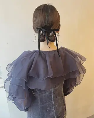 ミディアム ヘアアレンジ ⭐️ アユミ⭐️のヘアスタイル