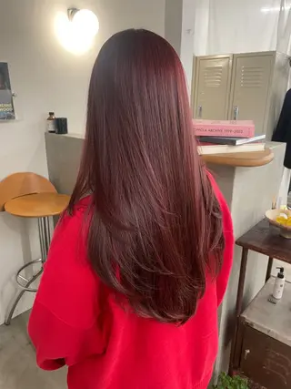 ロング カラー tonari所属・ブリーチモデル/ カットモデル/Riaのヘアスタイル