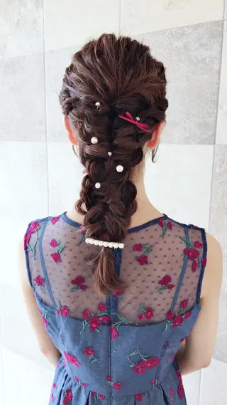 ヘアアレンジ カット/メンズカット 藤田麻衣のヘアスタイル