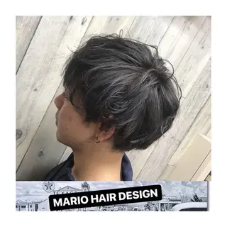 ショート カラー パーマ メンズ キッズ ネイル マツエク・マツパ Forest. -髪質改善-のヘアスタイル