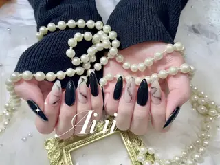 ネイル ネイルサロンAiri 長さ出し·シンプルのネイルデザイン