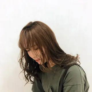 ミディアム カラー デザイン/レイヤー Kaito🐩/栄のヘアスタイル