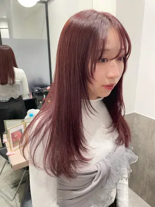 ロング カラー ヘアアレンジ SALOWIN原宿ash店所属・理想のハイトーンへ 🌙サイダサキのヘアスタイル