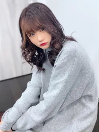 ロング カラー 柿本拓【全席完全個室 ログネオン】のヘアスタイル