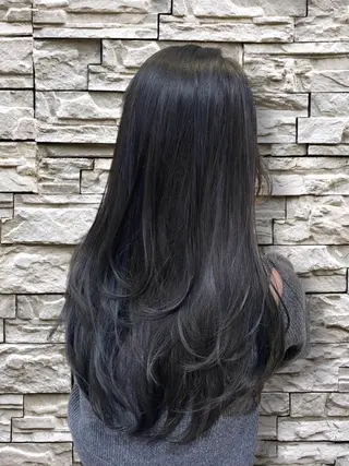 ロング カラー 心斎橋/ブリーチなし 髪質改善/レイヤーのヘアスタイル