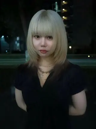 ロング カラー ハイトーン・デザイン 🏆HINOKIのヘアスタイル