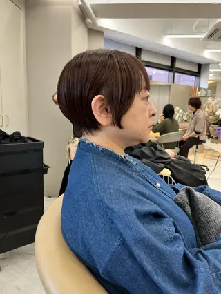 ショート 池袋/似合わせ/縮毛 髪質改善【ugen】のヘアスタイル