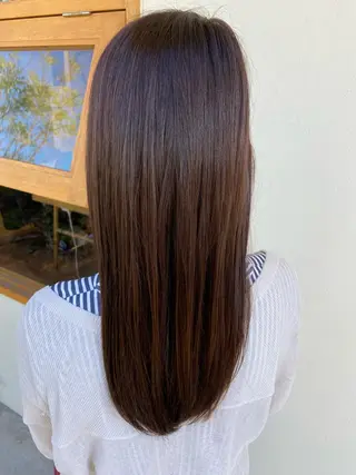 ロング 清原 里菜のヘアスタイル