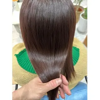 セミロング 💓透明感カラー 心斎橋No1💓のヘアスタイル