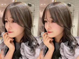 セミロング カラー 韓国ヘア🤍顔周り/ 髪質改善✨/林遼一郎のヘアスタイル