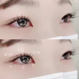 マツエク・マツパ EYE405河原町店所属・牧野 由奈のマツエク・マツパデザイン