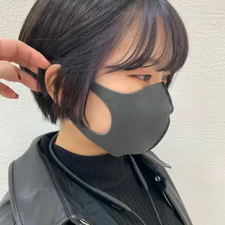 ショート カラー ウスイ ハルカのヘアスタイル