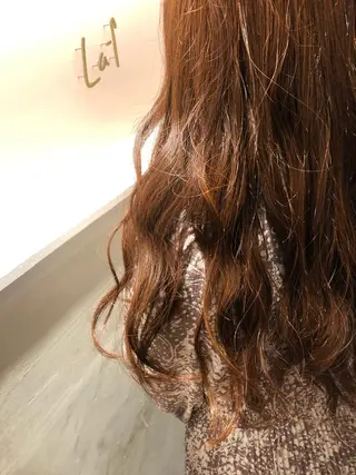 ロング カラー ヘアアレンジ NANA🩵ベージュ 無料カットモデル🐰のヘアスタイル
