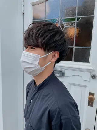 メンズ h a k u 大倉 卓人のヘアスタイル