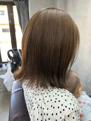 ミディアム カラー Lien 深井店のヘアスタイル