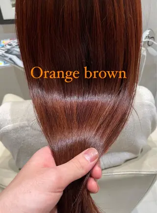 ロング カラー k-twoたき✨艶感 カラー/美髪矯正のヘアスタイル