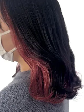 セミロング カラー Atem ☀️大町店のヘアスタイル