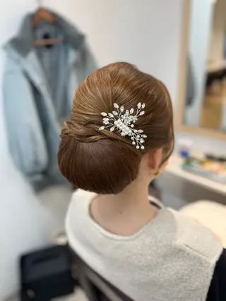 ヘアアレンジ 似合わせヘアメイク 💐オダギリチアキのヘアスタイル