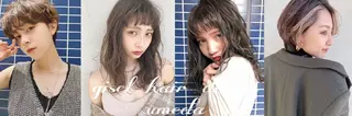 セミロング カラー TOMONA👑 GiseL梅田店のヘアスタイル