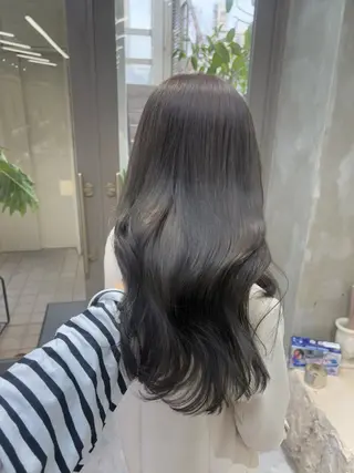 セミロング カラー the path shogo🌻のヘアスタイル