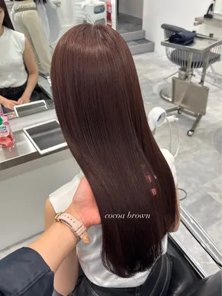 ロング ParveMix 宮﨑 梨里のヘアスタイル