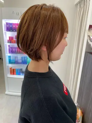 ショート 新村 華奈絵のヘアスタイル