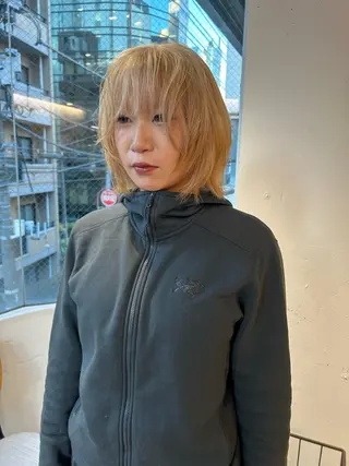 ミディアム カラー lomalia daisukeのヘアスタイル