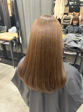 ロング 女性らしいモテヘア 韓国ヘアhikariのヘアスタイル